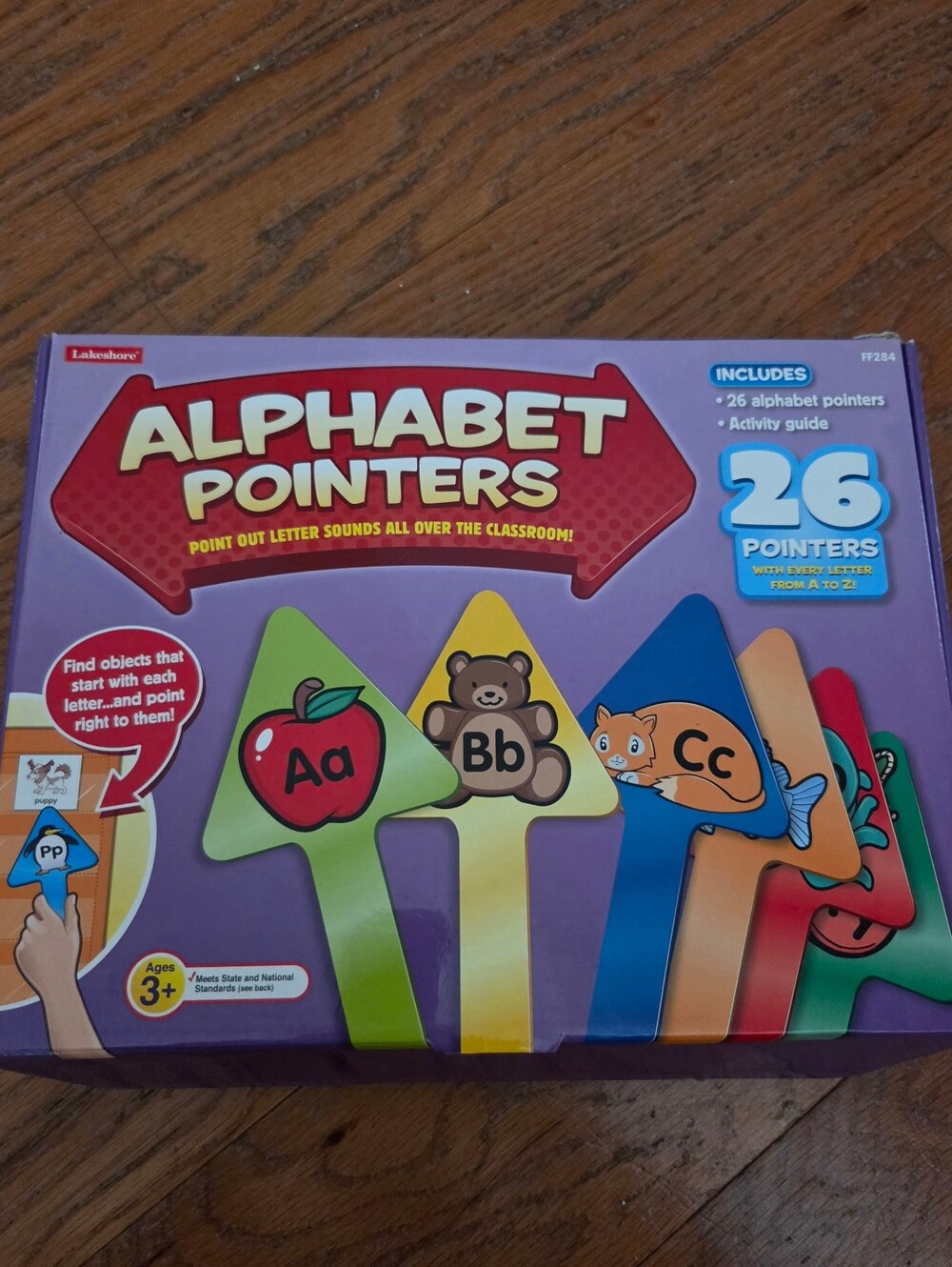 Lakeshore Alphabet Pointers - Multicolor Educational Letter Set. Like New